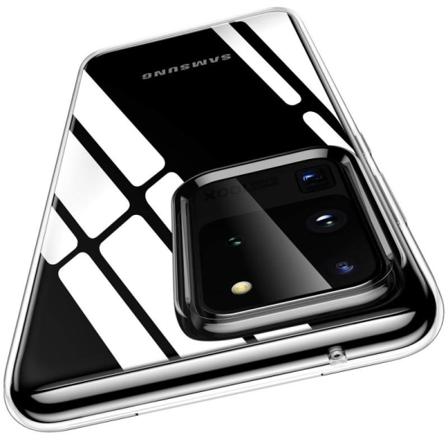 Samsung S20 Ultra Stötdämpande Silikon Skal Simple Transparent