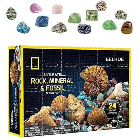 Geologisk Upplysnings Adventskalender, 24 Dagars Presentnedräkning