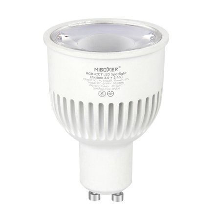 SYNERGY 21 LED Retrofit GU10 6W RGB-WW (RGB-CCT) Spot Zigbee 3.0 + 2.4G*Milight/Miboxer*