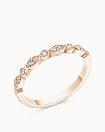 Alliancering Ester 18K Rosaguld - Forlovelsesringe & Vielsesringe hos Vanbruun