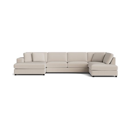 Oasis U-sofa, venstrevendt - Lisboa Beige - 360x213x79 - Sofa, u-sofa