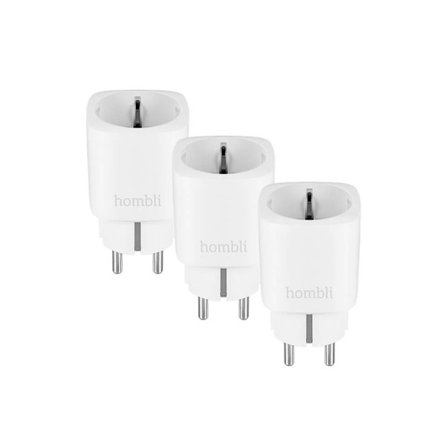 Hombli 3-PACK EU Smart Plug Promo Pack Vit