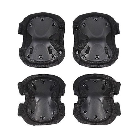 Militær Taktisk Knæ- og Albuebeskytter Sæt Anti-impact Jagt Paintball Skydning Beskyttende Knæbeskyttere Support