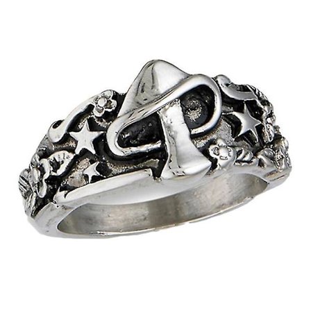 1 st Retro Multi-element Finger Ring Svamp Blad Stjärna Ring Finger Dekor Silver