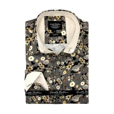 Gentile Bellini Shirt 3104 grön, Herr, Herr, Storlek: L