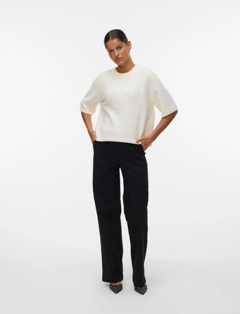 Vero Moda Vmboom 2/4 O-Nk Oversize Pullove Ga Noos - Grey - M