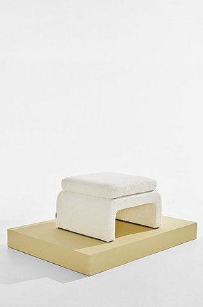 Jotex - Sitzpouf Bouclé Bouclé/Sperrholz/Polyester/Polyätherschaum Mika - Kaufen Pastill - Möbel bei Jotex