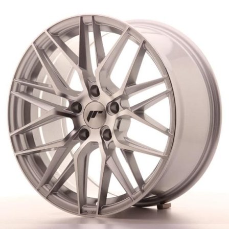 Jante Alu 18" Japan Racing JR28 18x8,5 ET40 5x120 Sølv Maskine