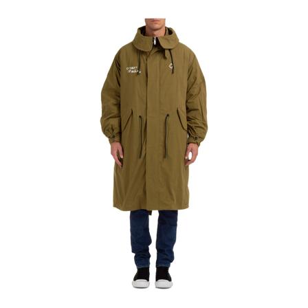Marcelo Burlon Cross Parka jacket , Groen , Heren , Maat: L