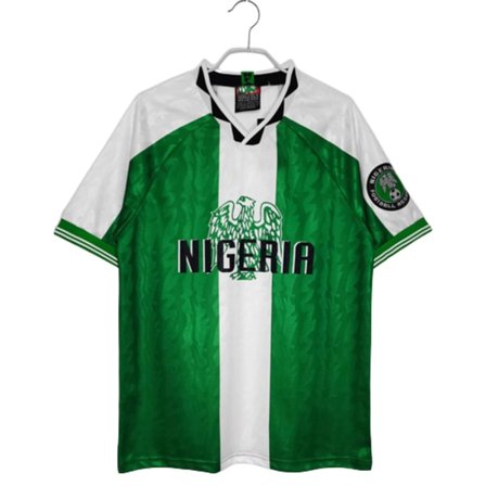 1996 Nigeria hjemmedrakt tilpasset treningsdress kortarmet drakt T-skjorte
