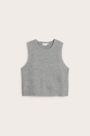 Kappahl | Kamizelka dzianinowa | Jasnoszary