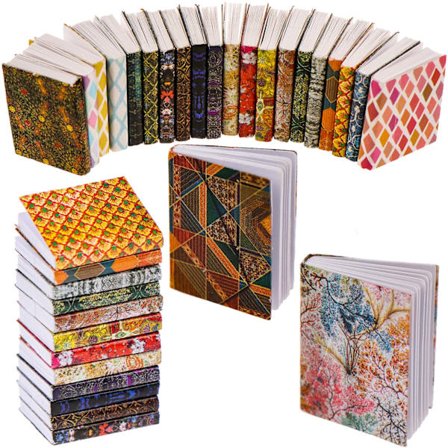 20 st 1:12 Miniatyrer Dollhouse Böcker Diverse Retro Vin