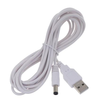 USB - 5,5 mm DC 5 V -liitin USB 2.0 A-tyyppi uros 5,5 x 2,5 mm DC 5 V power