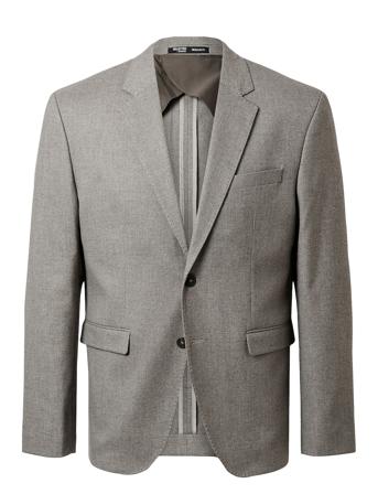 Slhreg-Odell Twill Blz Grey Selected Homme