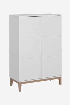 Loft24 - Pelle Skab med 2 døre i Mdf - Hvid - Skabe - Fra Homeroom