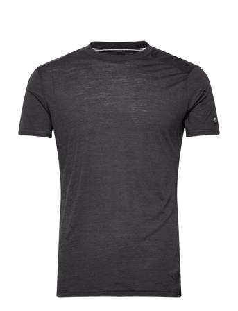M Essential Ss T-shirts Short-sleeved Svart Super.natural