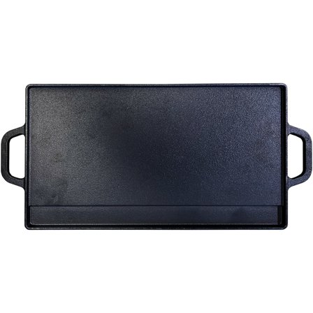 Satake Grillplade/stegebord vendbart - Sort | KitchenOne