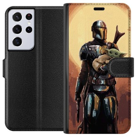 Kompatibel Tegnebogsetui til Samsung Samsung Galaxy S21 Ultra 5G Baby Yoda