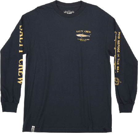 Salty Crew Men's Bruce L/S Tee Men long-sleeved sweaters Blue L