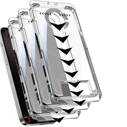 iPhone 15 Pro Max Tempered Glass HD-klart, 3D Touch-kompatibelt.