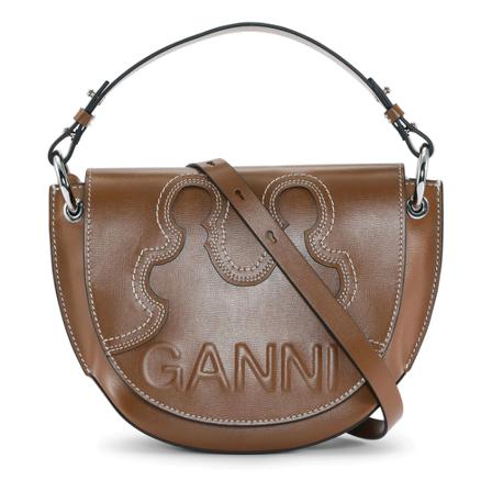 Ganni, Handbags Bruin, Dames, Maat:ONE Size