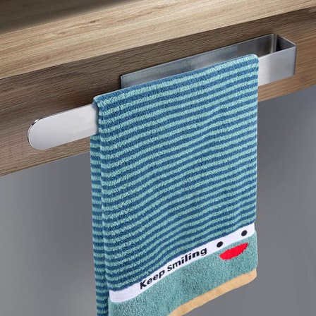 Ei porausta pyyhekuivain - 32 cm vahva itseliimautuva kylpyhuonepyyhe