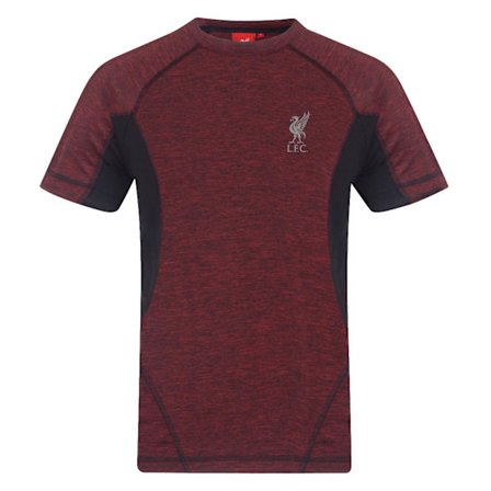 Liverpool FC Pojkar Polyester T-Shirt 4-5 År Hibiscus Rödmelerad