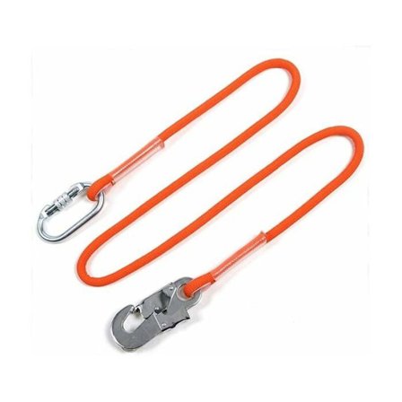 Profesjonell sikkerhetsline i nylon med krok - Høyfast klatresele og fallsikring 3m ODIPIE