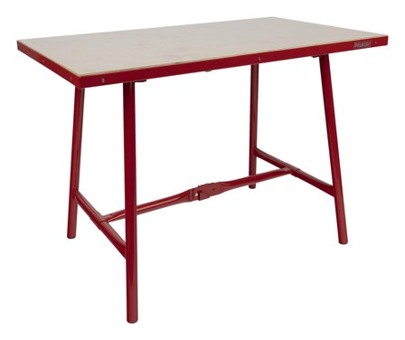 PELA 532369 Arbetsbord fällbart, 1205 x 705 x 845 mm, Garageinredning & förvaring