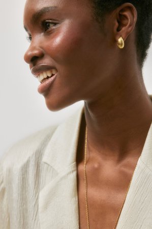 NA-KD Petites boucles d'oreilles en plaqué or - Bijoux - Or - One Size