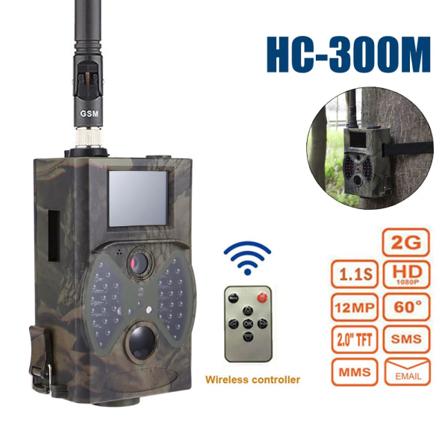 HC300M Jaktkamera GPRS /MMS/HD-1080 Suntek Scouting Night Vision Trail Kamera Fotofällor Wildlife infraröda Hunter Kameror