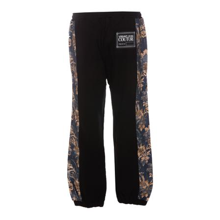 Versace Jeans Couture, Sweatpants Czarny, Mężczyzna, Rozmiar: L