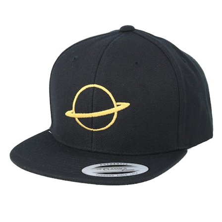 Kiddo Cap - Negro Gorra - Kids Planet Black Snapback @ Hatstore