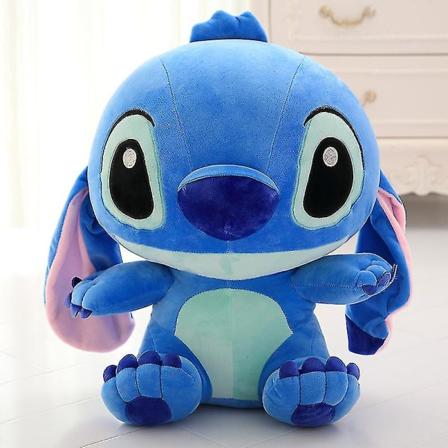 Caraele Big Size Disney Stitch Plyschdocka Kawaii Soft Pink Elf Tecknad Anime Film Gosedjur Julklapp 60Cm Blue