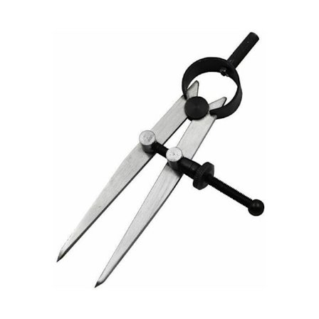 Kuiva Pistekompassi (100 mm), Nahkajakaja, Jousikuormitteinen Kiertävä