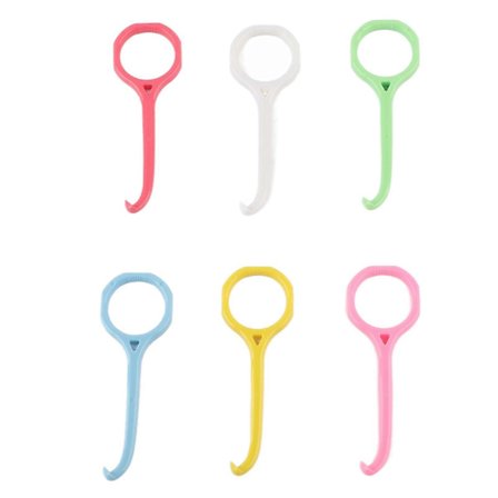 6 st Aligner Borttagare Smidig Anti-halk Dental Oral Vård Tandställning Retainer Borttagningsverktyg YMMR)