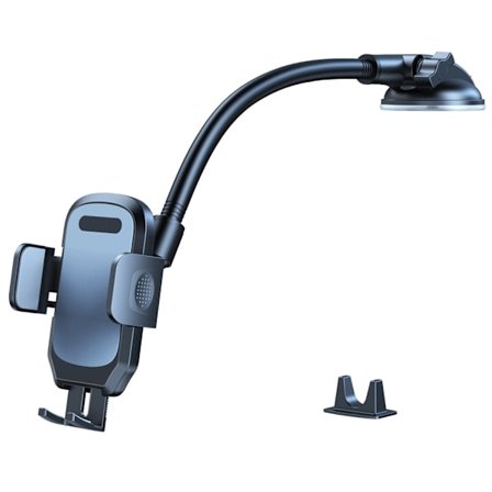 Mobilholder til bil med sugekop, telefonholder til bilinstrumentbræt, forrude, luftventil, håndfri, universel mobilholder