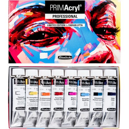 Schmincke PRIMAcryl Acrylverf 60 ml 8-delige set Fabian Utta