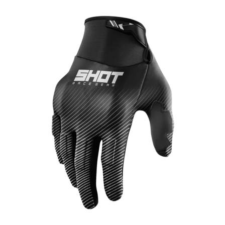 Crosshandschuhe Shot Drift Spider Weiß L