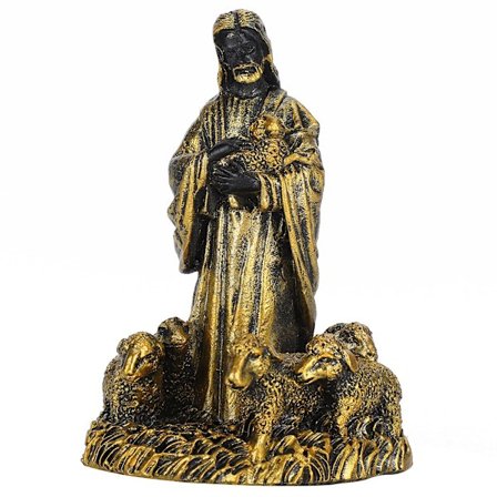 Resin Jesus Statue Ornamenter Religiøse Figurer Håndverk Hjemmekontor Dekorasjon