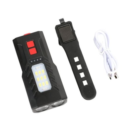 Cykel Front Head Light Cykel Light Light Larmlampa