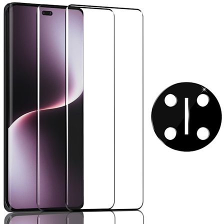 2-Pack Honor Magic 7 Lite Näytönsuoja & 1-Pack linssinsuoja - Karkaistu Lasi 9H - Super laatu 3D