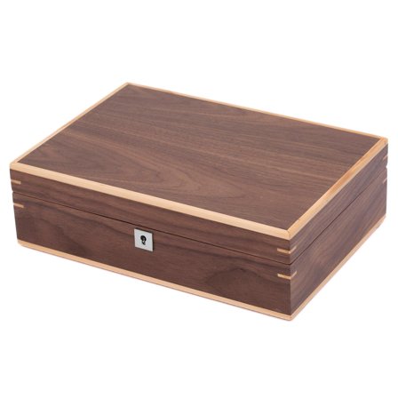 Walnut Wooden Watch Box - 10 Watches for Men - Watch boxes