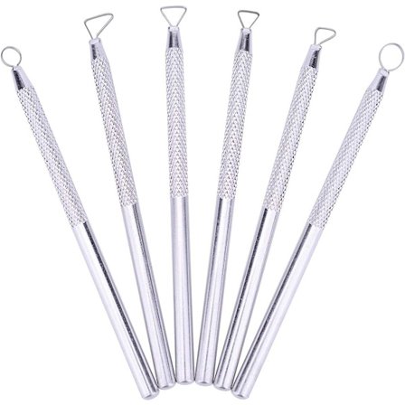 6 stk. ler keramik skulptur værktøjssæt keramik ler skulptur udhuling skraber håndværk modelleringsværktøjer