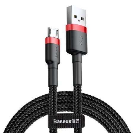 Baseus Cafule Micro USB-kabel 1,5A 2m (rød+sort)