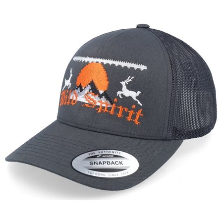 Ho-Ho-Hats - Grey trucker Czapka Z Daszkiem - Ugly Christmas Logo Dark Grey Trucker @ Hatstore