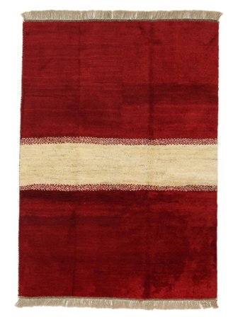 Gabbeh Persia Fine Rug Hand Knotted 146X194 Dark Red/Orange Persia