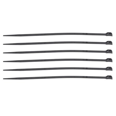 6 stk. Kabelbånd Selvlåsende Nylonbånd Organizer Festebånd Kabel Ledning Glidelåsbånd