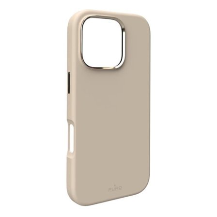 Puro iPhone 16 Pro Mobilskal Magsafe Icon Pro Silikon - Beige