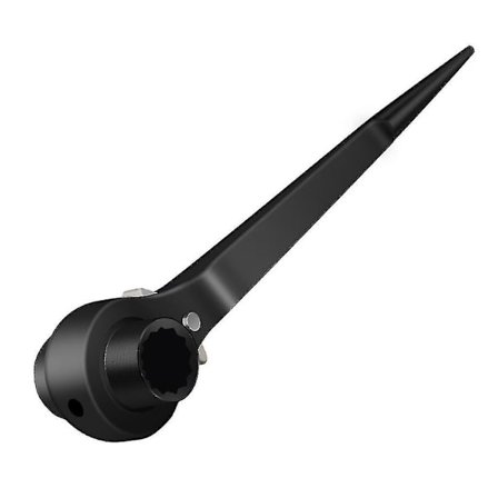 Ratsjetnøgle Multifunktion Hurtigudløsning Ratsjetnøgle Spids Halenøgle (1 stk., Sort)